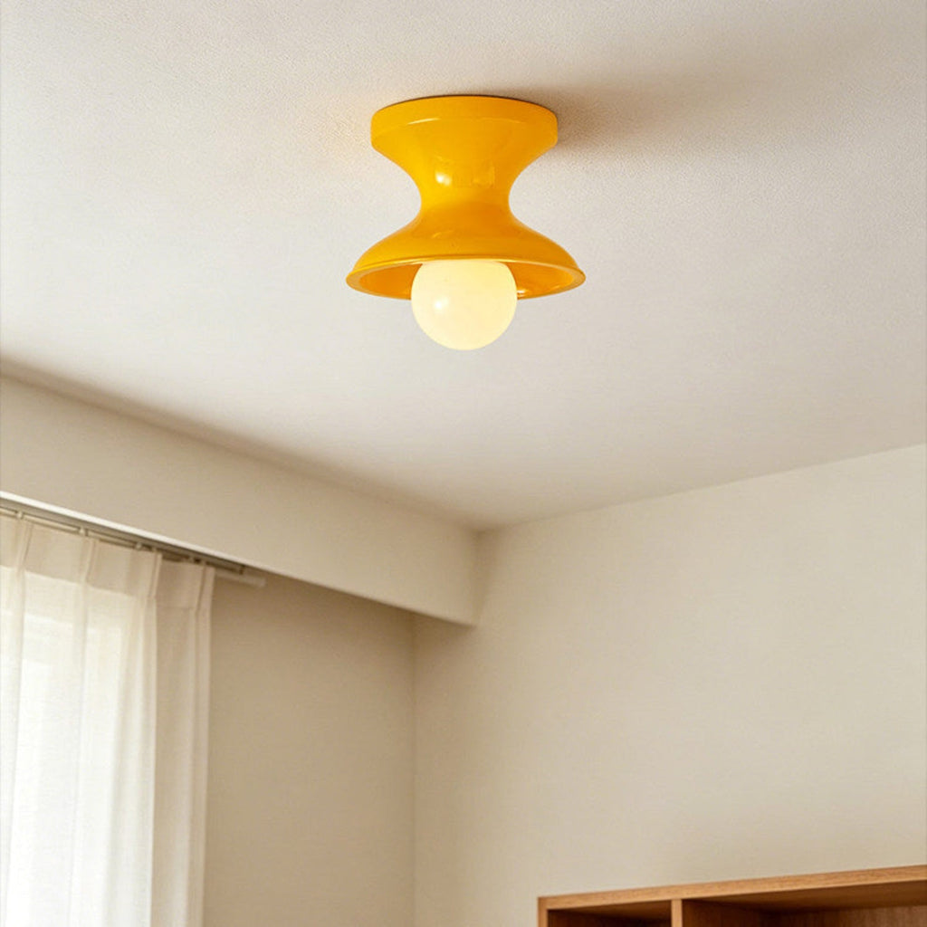 Bobbin Resin Flush Mount Light