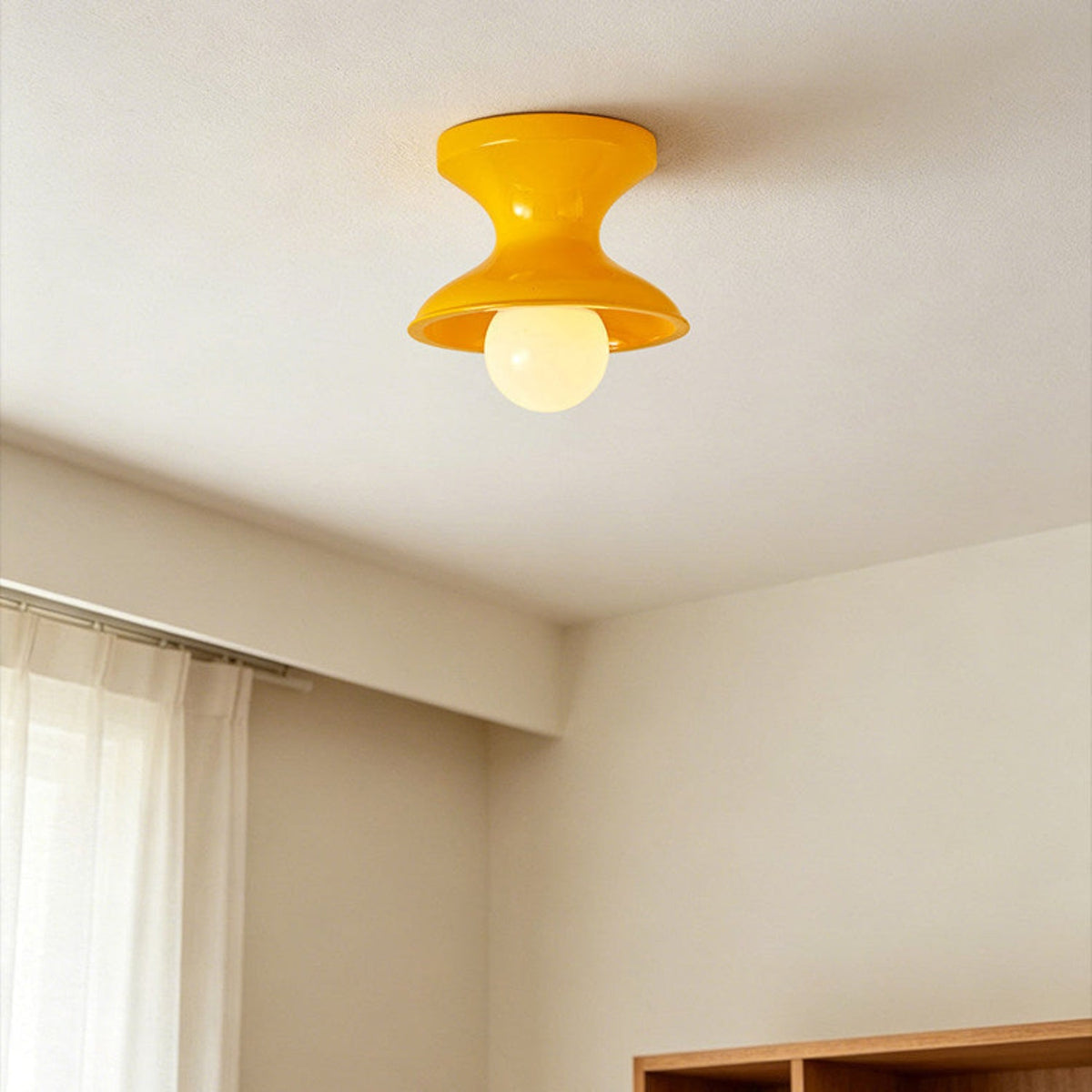 Bobbin Resin Flush Mount Light