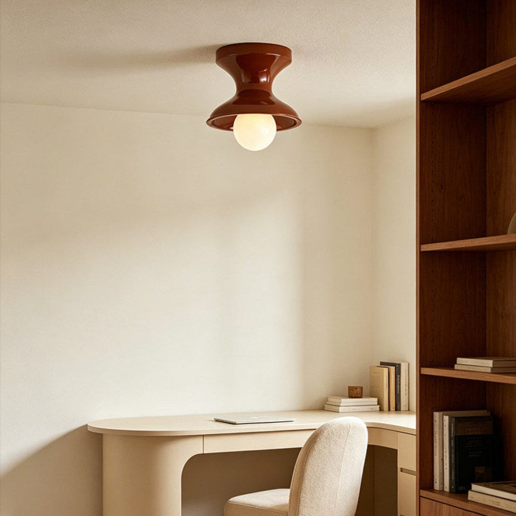 Bobbin Resin Flush Mount Light