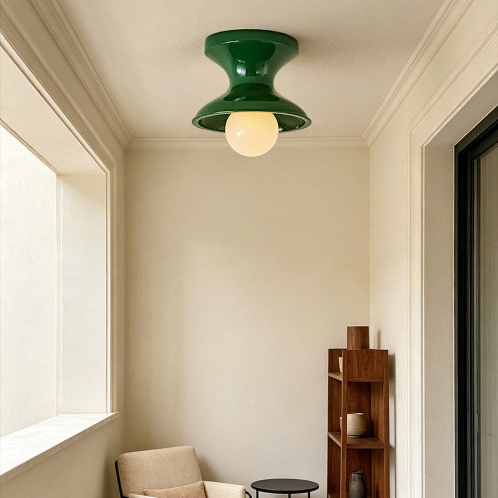 Bobbin Resin Flush Mount Light