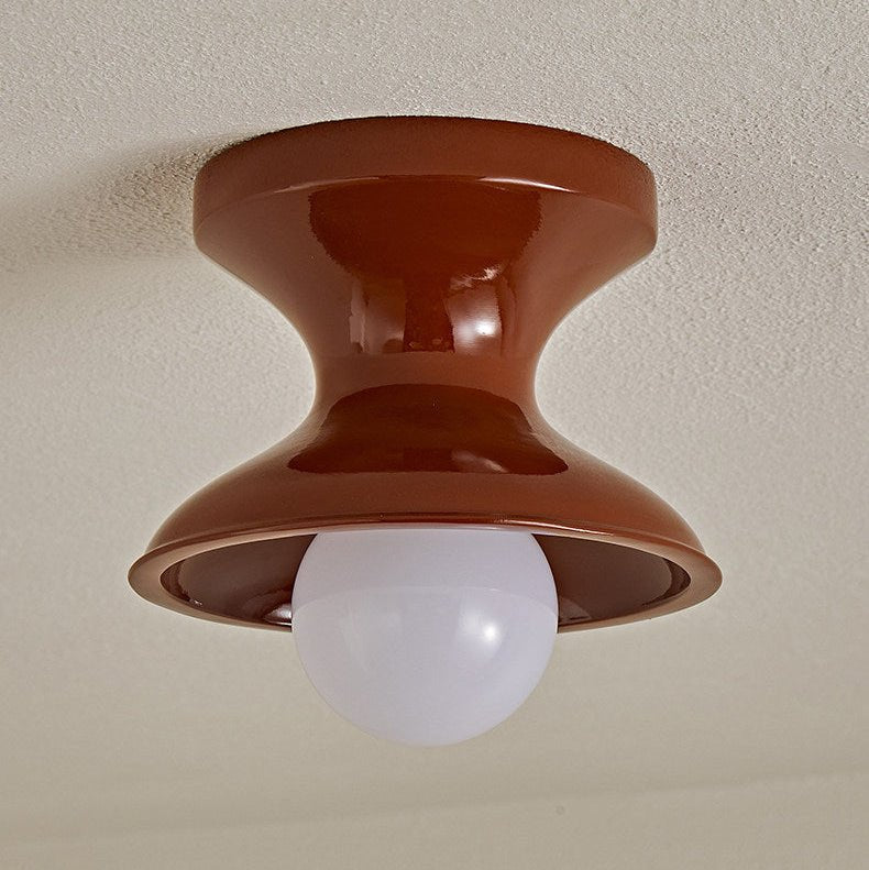 Bobbin Resin Flush Mount Light