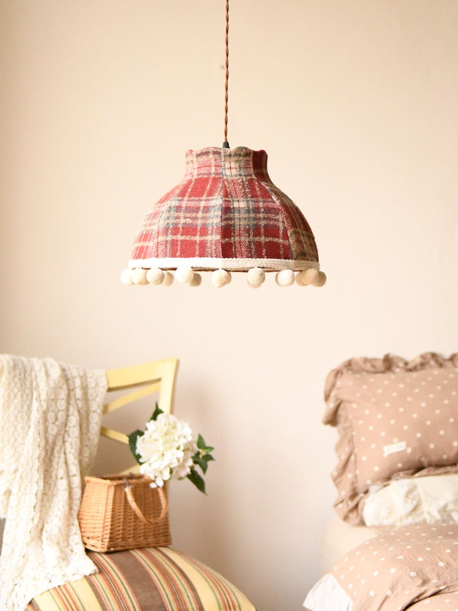 Bramble Check Pendant Light