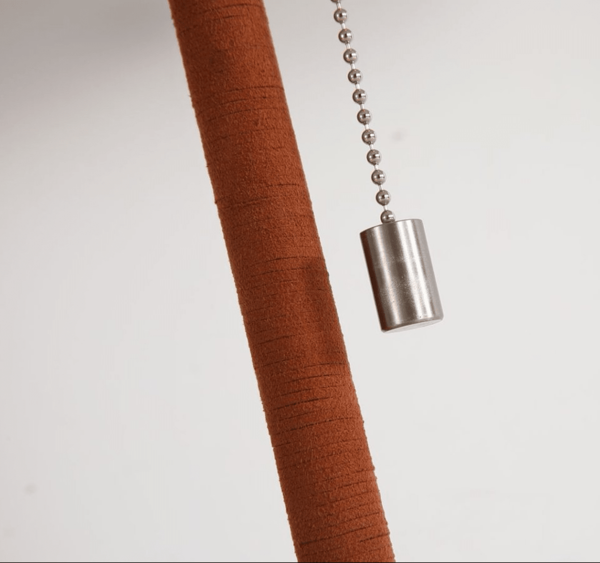 Briar Leather Trim Fabric Table Lamp