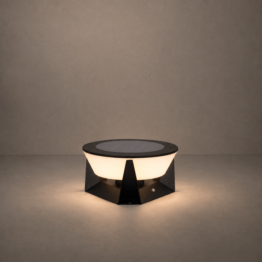 RIRZ ECLIPSE Solar Outdoor Post Light