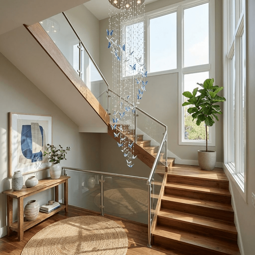 Caelira LED K9 Crystal Spiral Chandelier