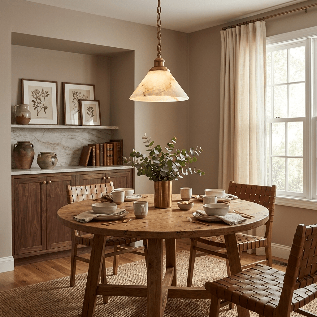 Camden Alabaster Cone Pendant Lamp
