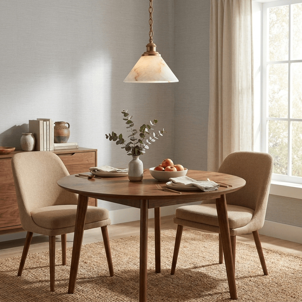 Camden Alabaster Cone Pendant Lamp