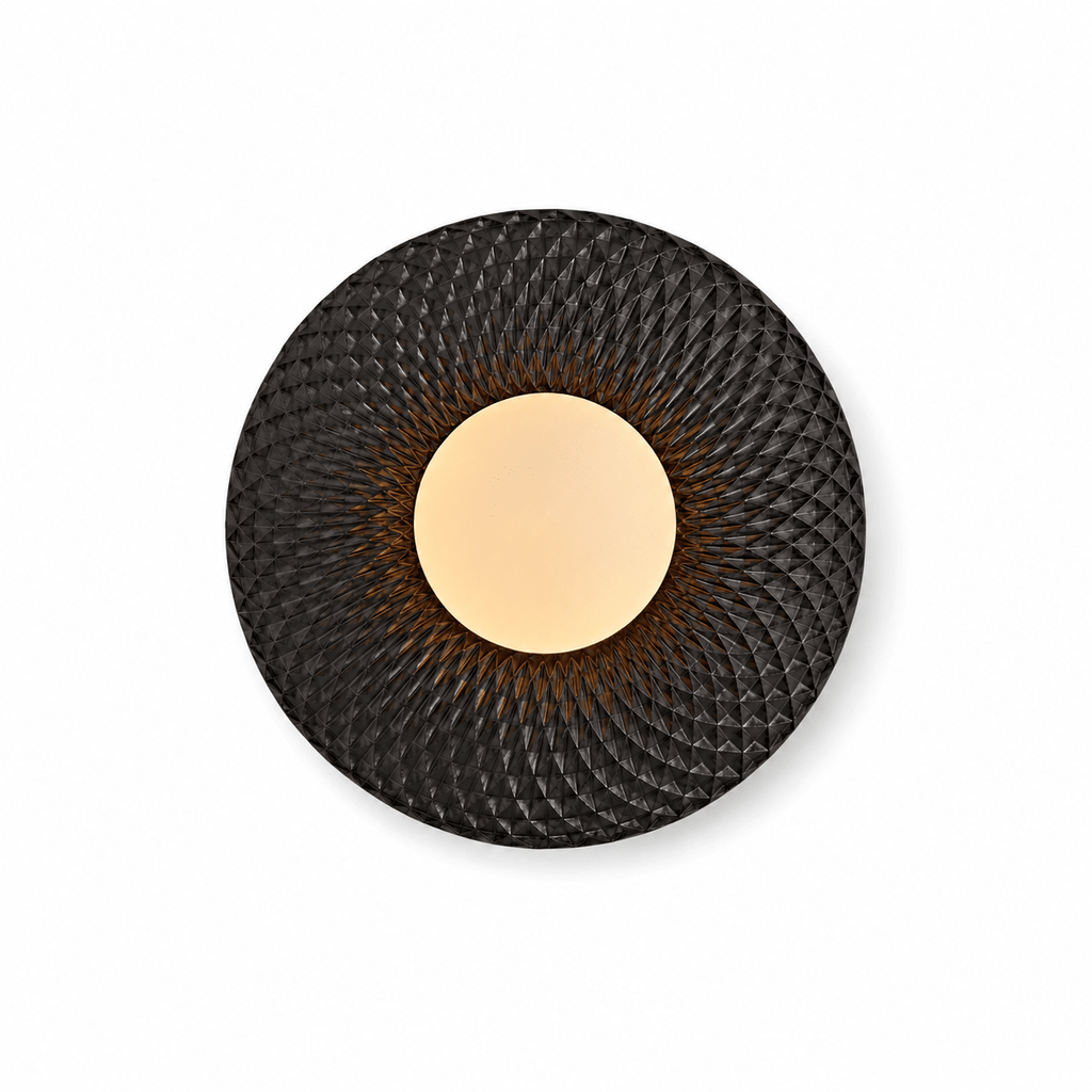Carved Ash Wood Sconce