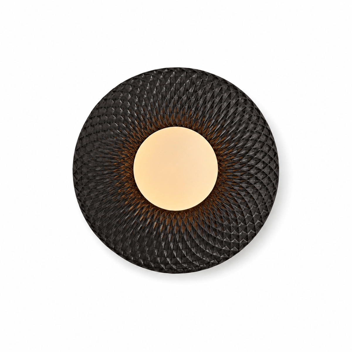 Carved Ash Wood Sconce