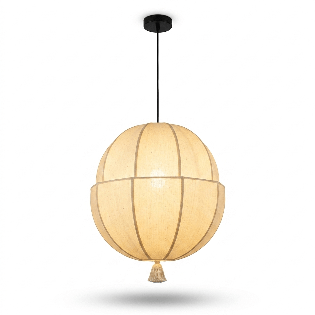 Celene Fabric Lantern Pendant