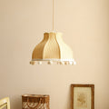 Clover Pom-Pom Trim Pendant Light