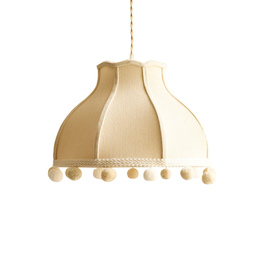 Clover Pom-Pom Trim Pendant Light
