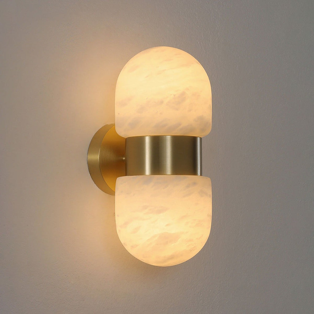 Cocoon Alabaster Wall Sconce