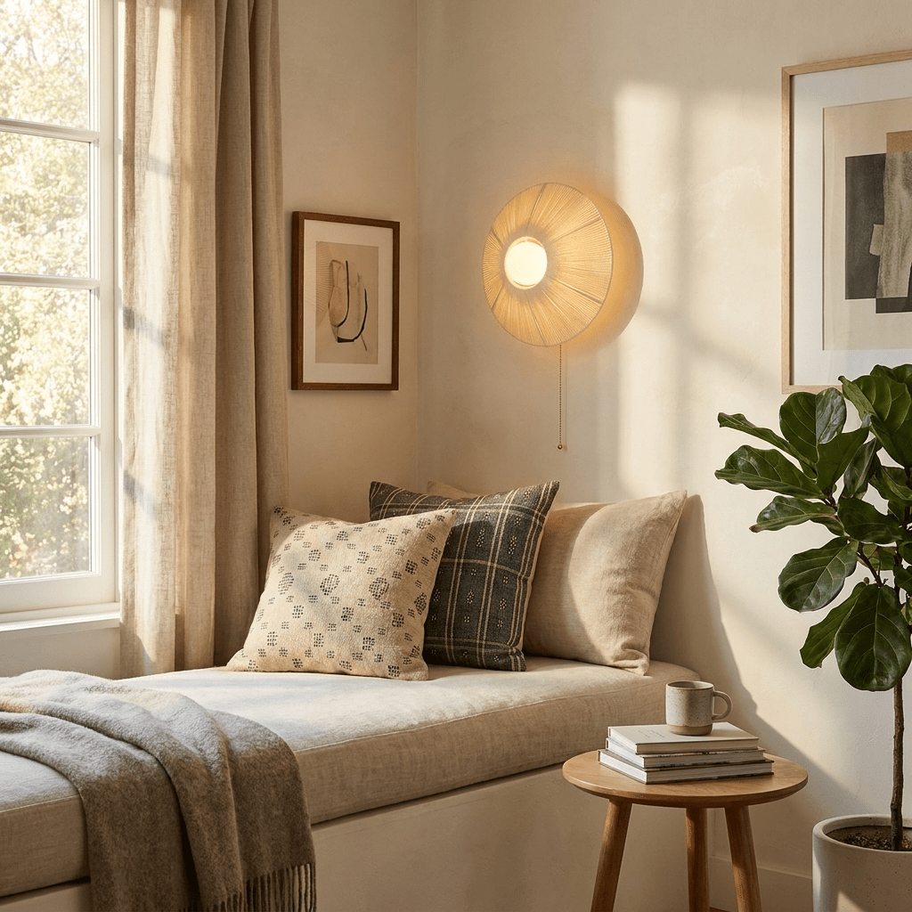 Cotton Thread Wall Lamp
