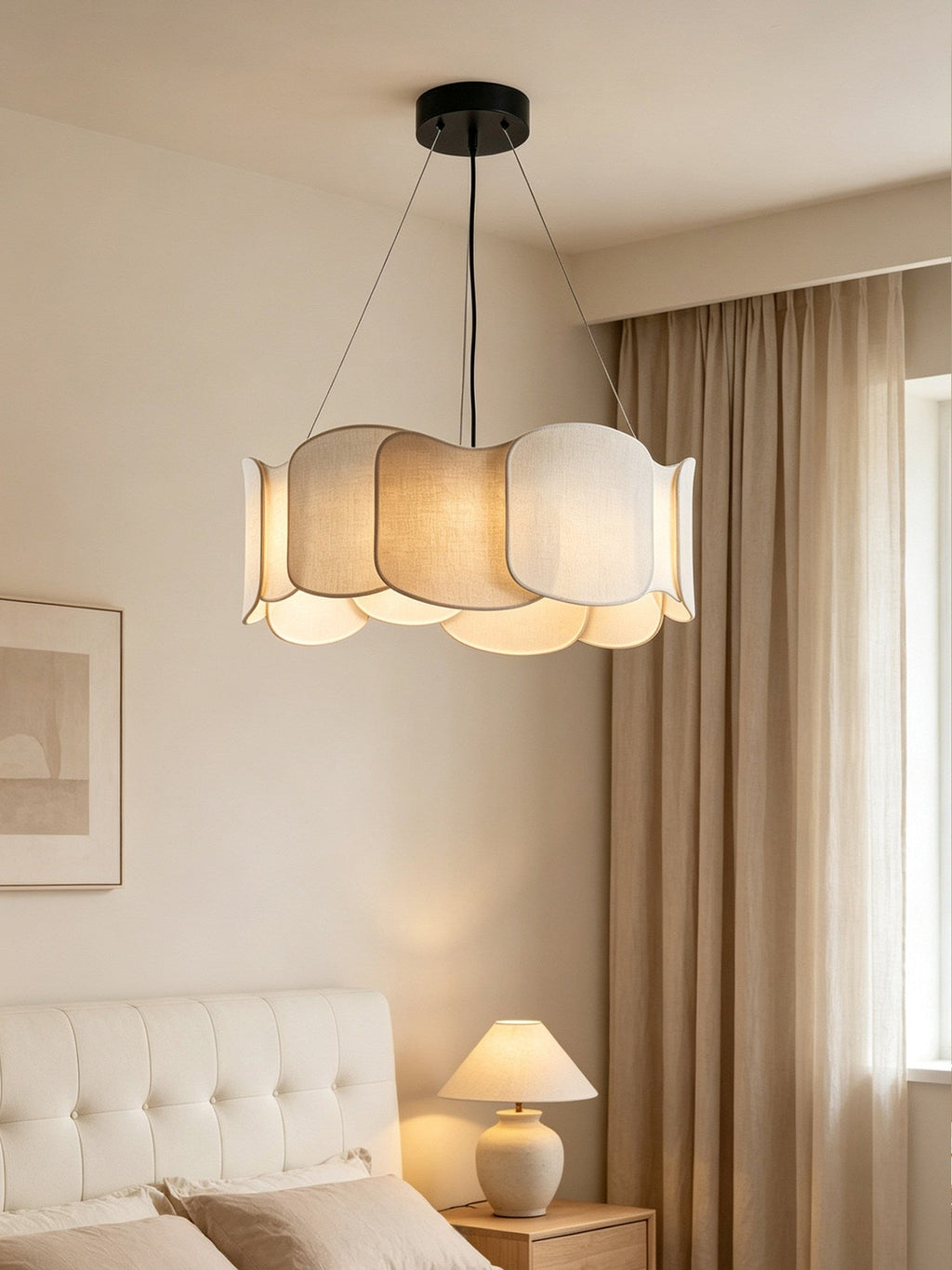 Cumulus Cloud Fabric Pendant Lamp