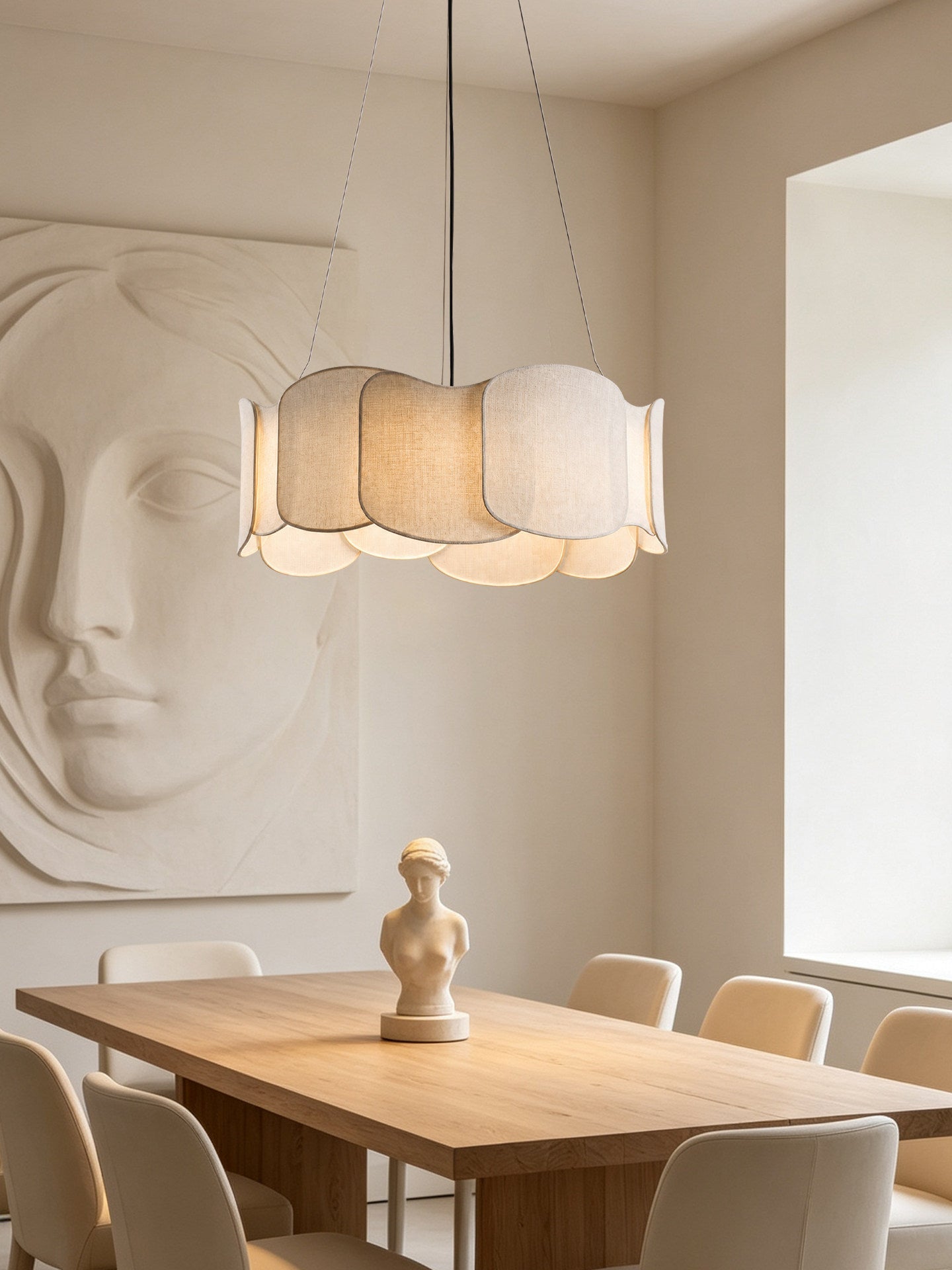 Cumulus Cloud Fabric Pendant Lamp