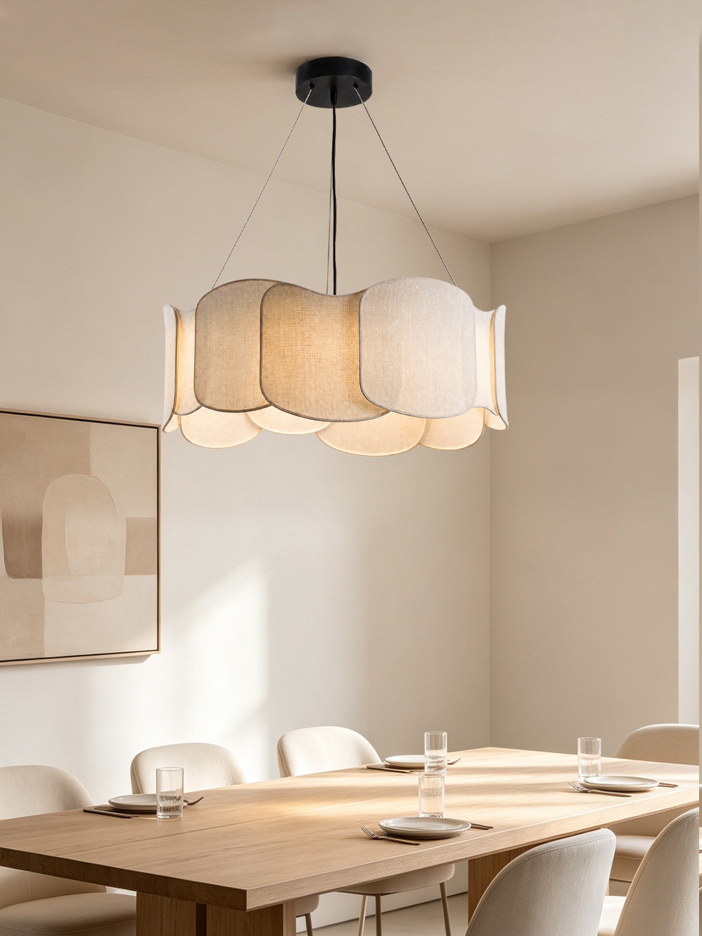 Cumulus Cloud Fabric Pendant Lamp