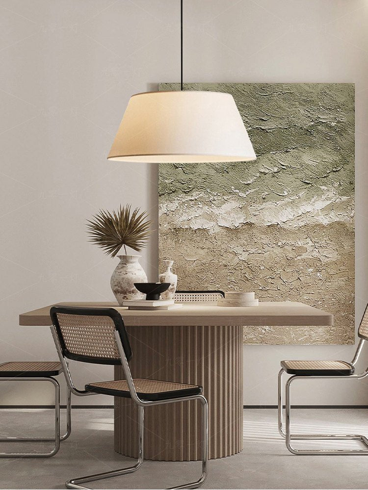 Dune Tapered Fabric Pendant Light