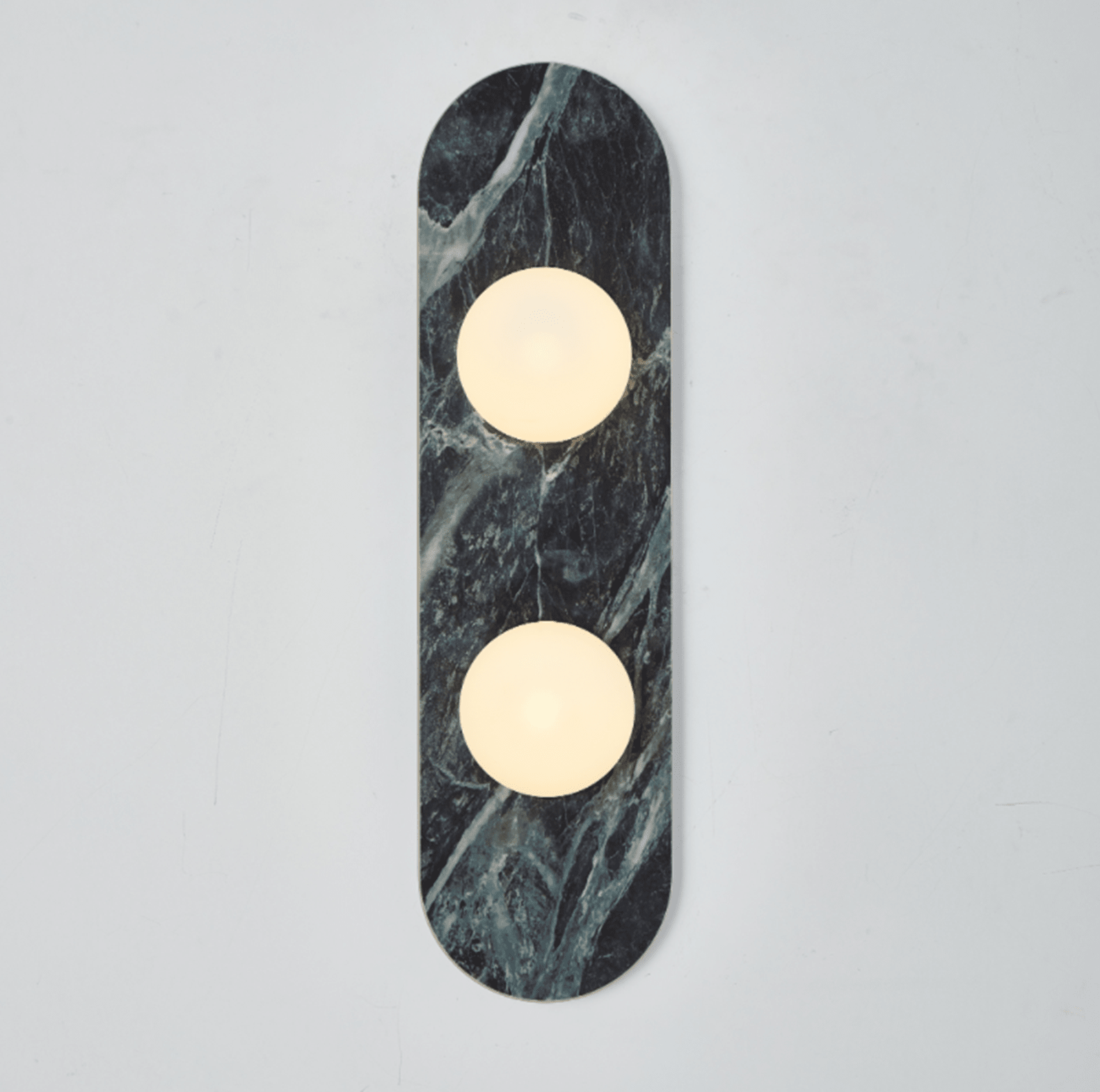 Elaria Stone Double Globe Wall Sconce