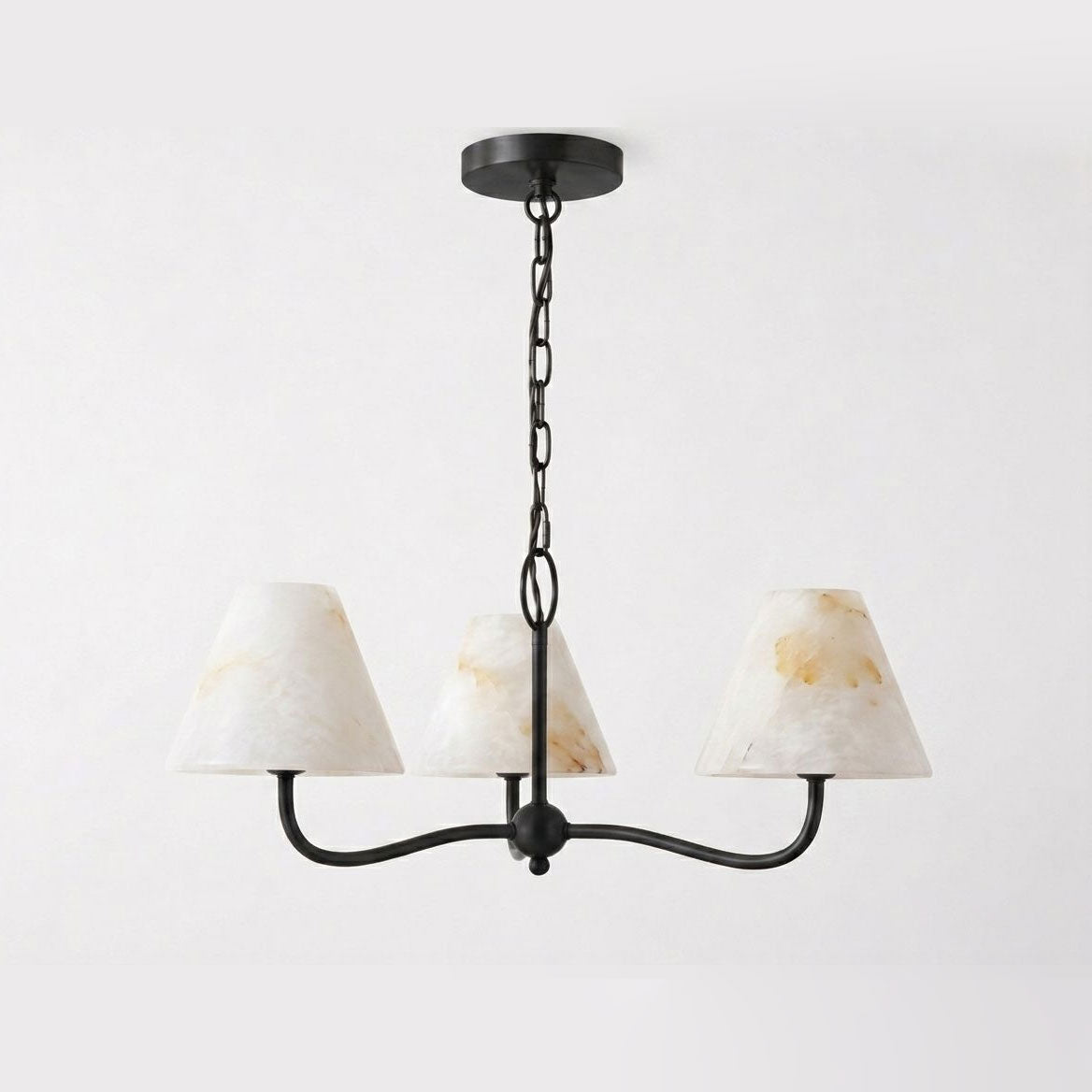 Fenwick Alabaster Cone Chandelier
