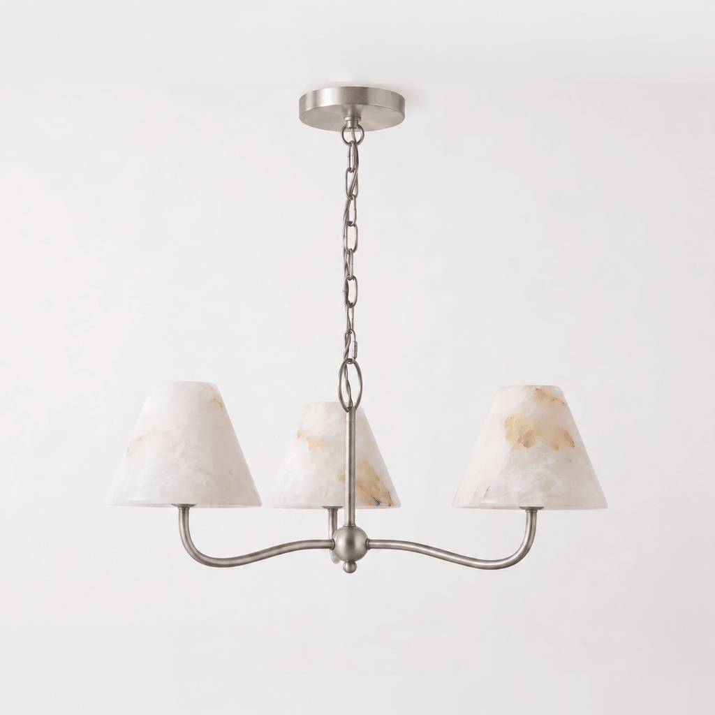Fenwick Alabaster Cone Chandelier