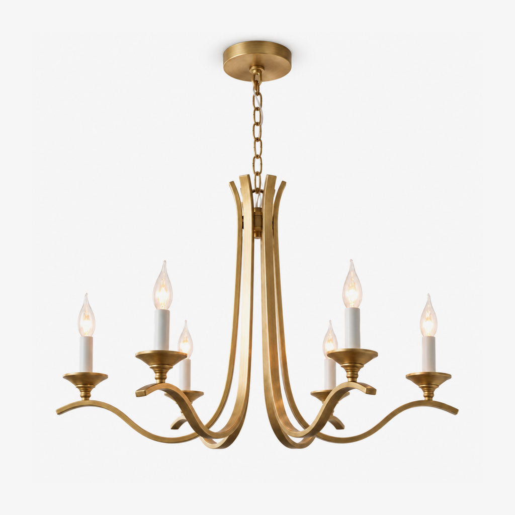 Winslow Wave Arm Chandelier
