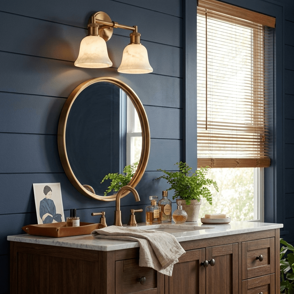 Fenwick Alabaster Vanity Sconce