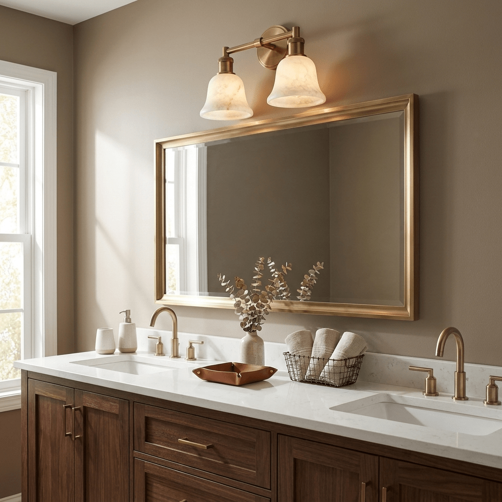 Fenwick Alabaster Vanity Sconce
