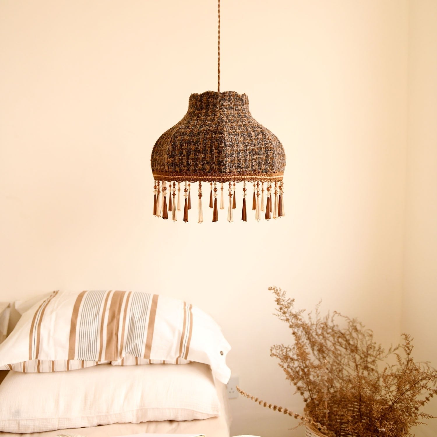 Fenwick Tweed Tassel Pendant Light