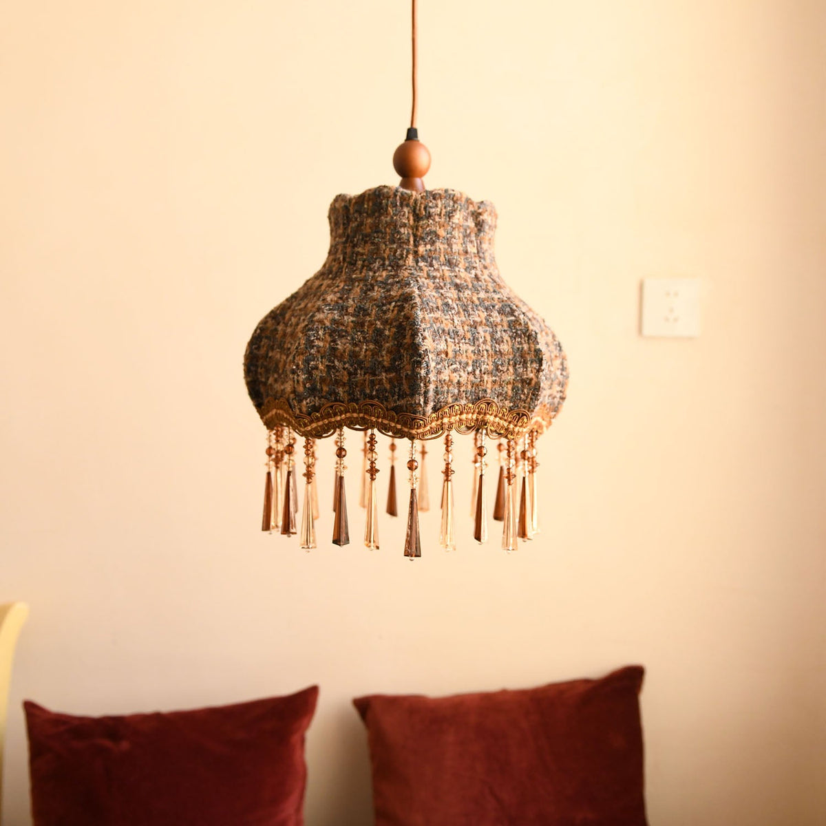 Fenwick Tweed Tassel Pendant Light