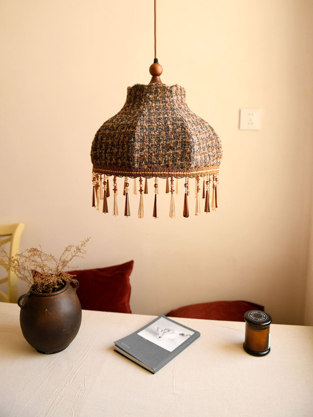 Fenwick Tweed Tassel Pendant Light
