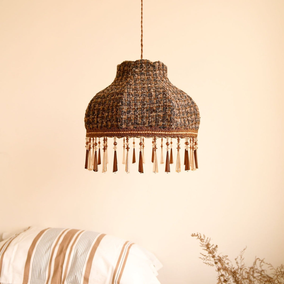 Fenwick Tweed Tassel Pendant Light