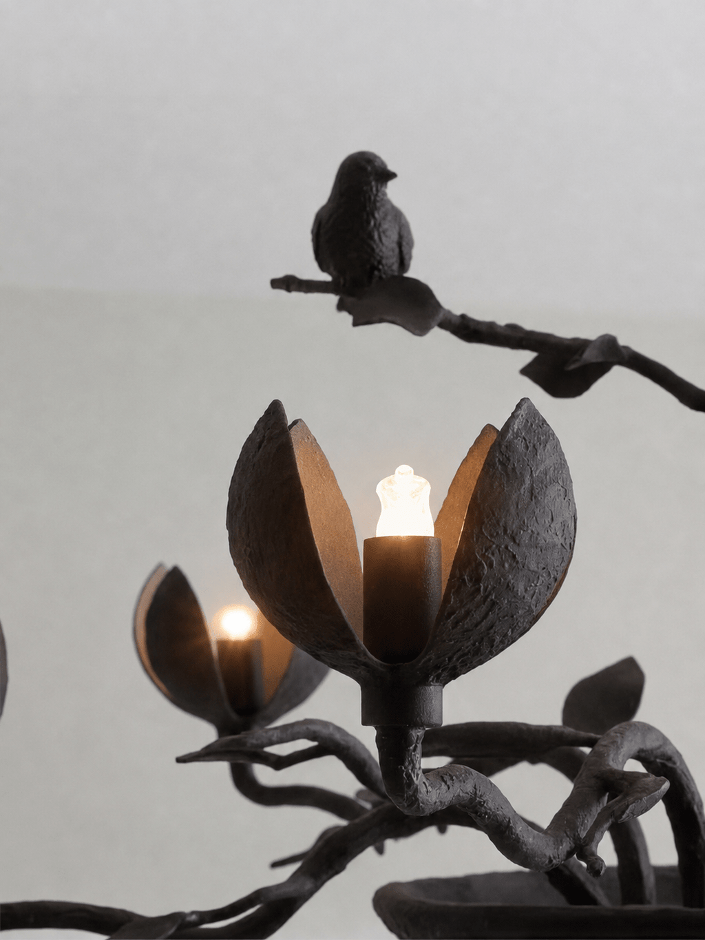 Floral Long Branch Chandelier