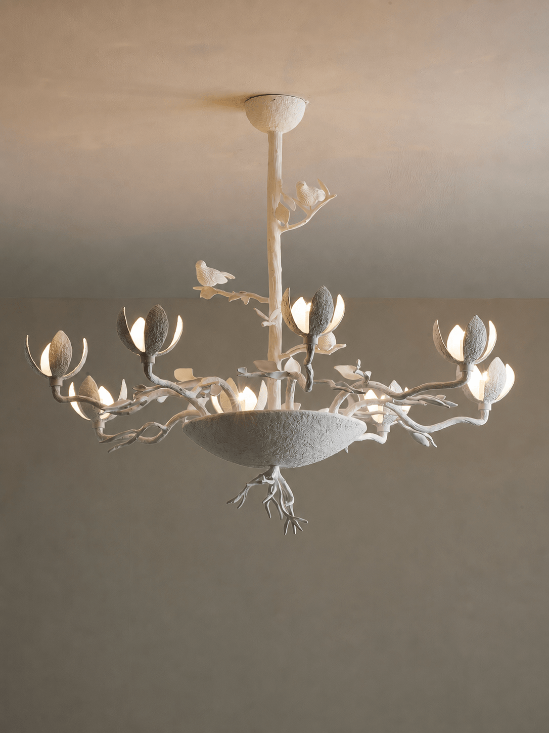 Floral Long Branch Chandelier