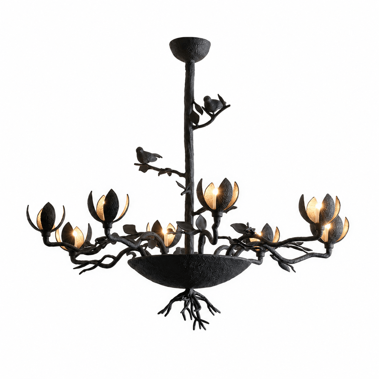 Floral Long Branch Chandelier