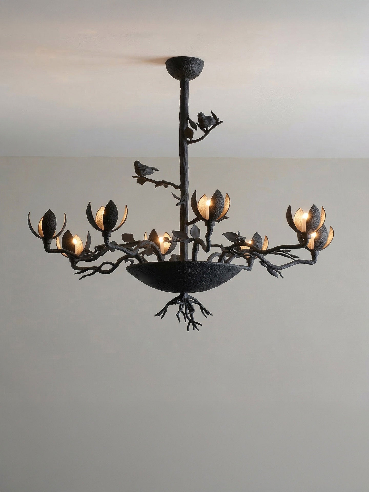 Floral Long Branch Chandelier