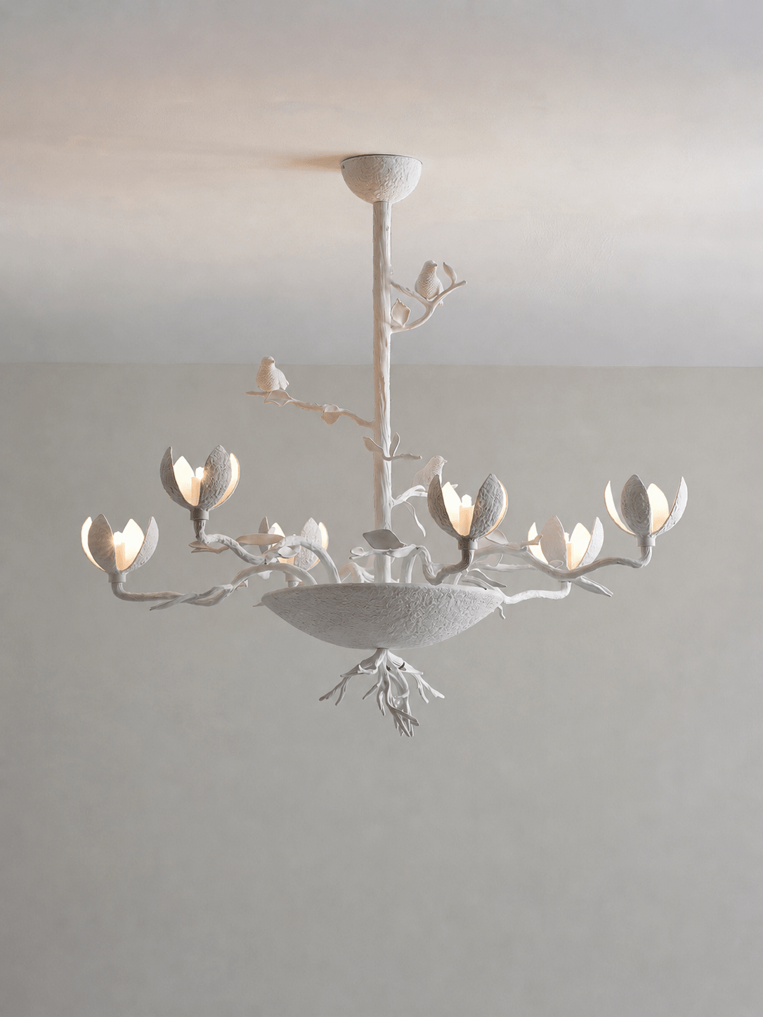 Floral Long Branch Chandelier