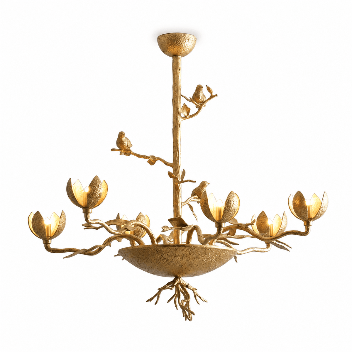Floral Long Branch Chandelier