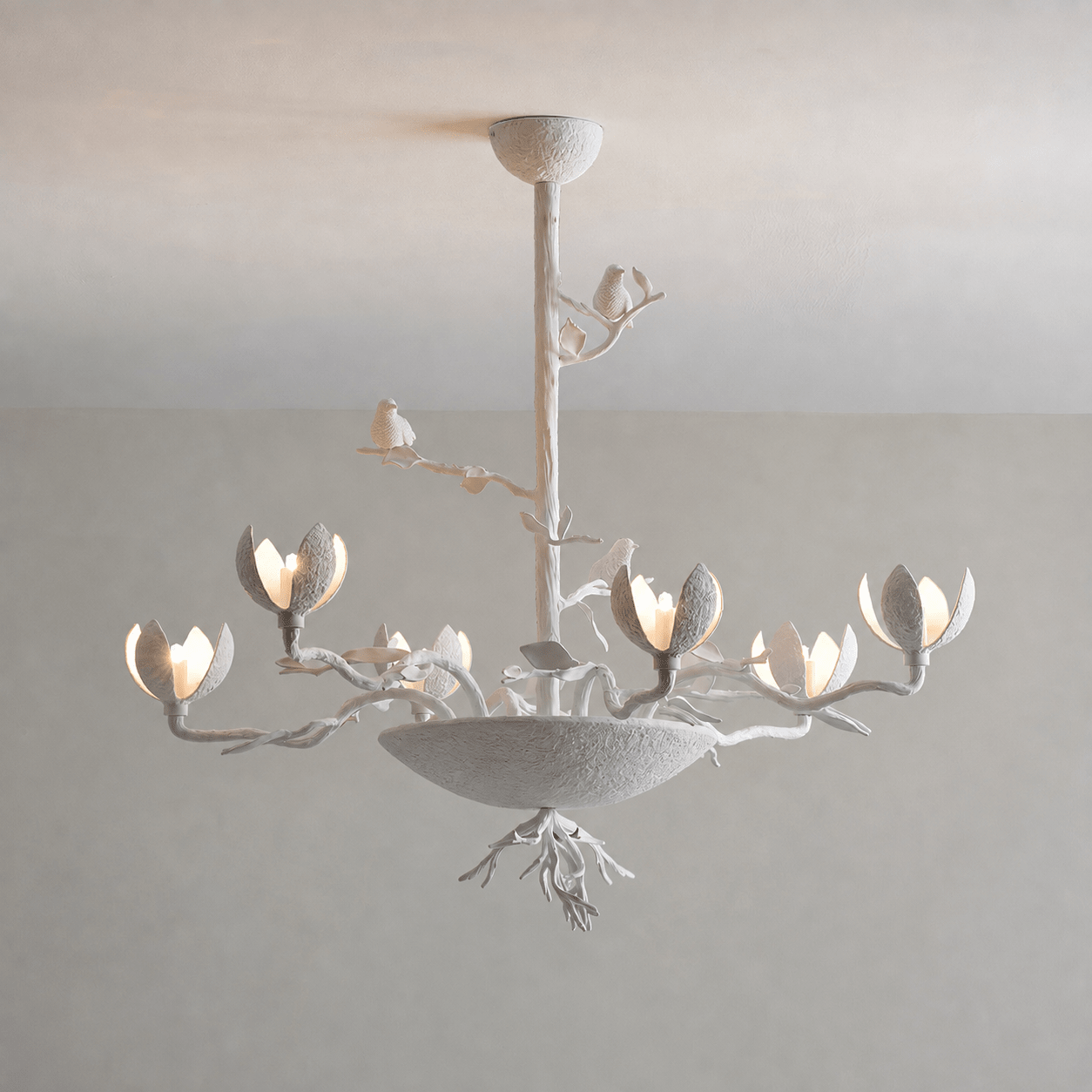 Floral Long Branch Chandelier
