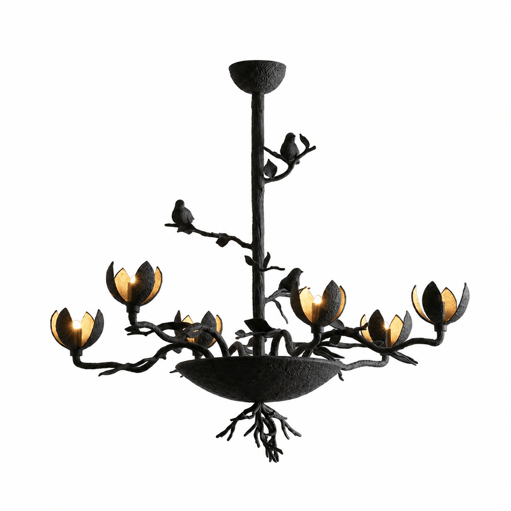 Floral Long Branch Chandelier