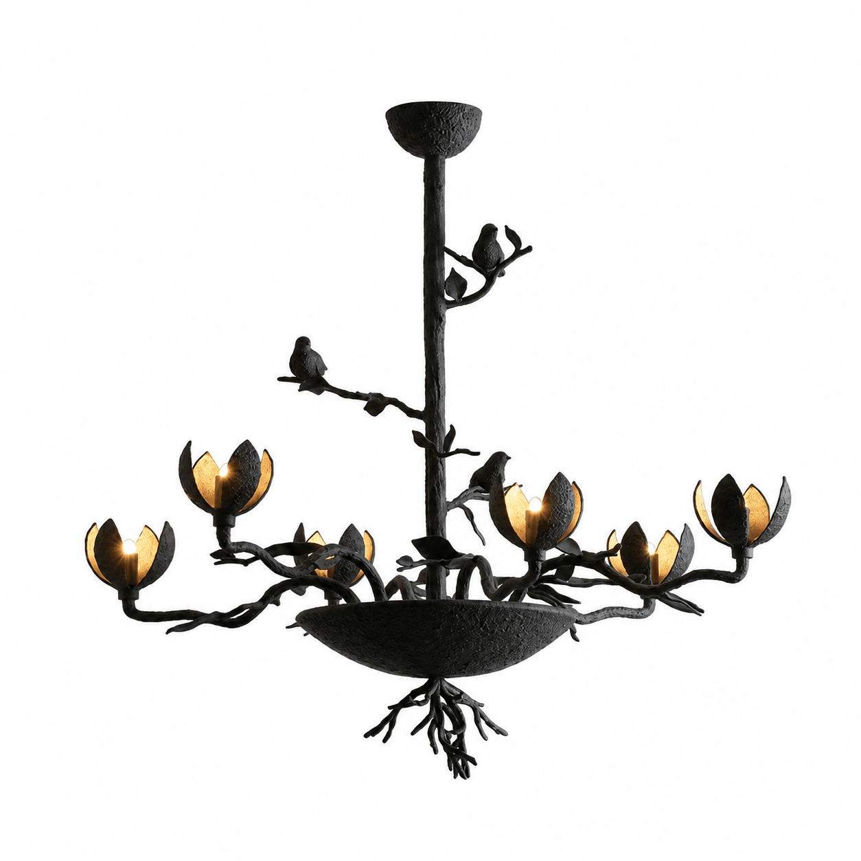 Floral Long Branch Chandelier