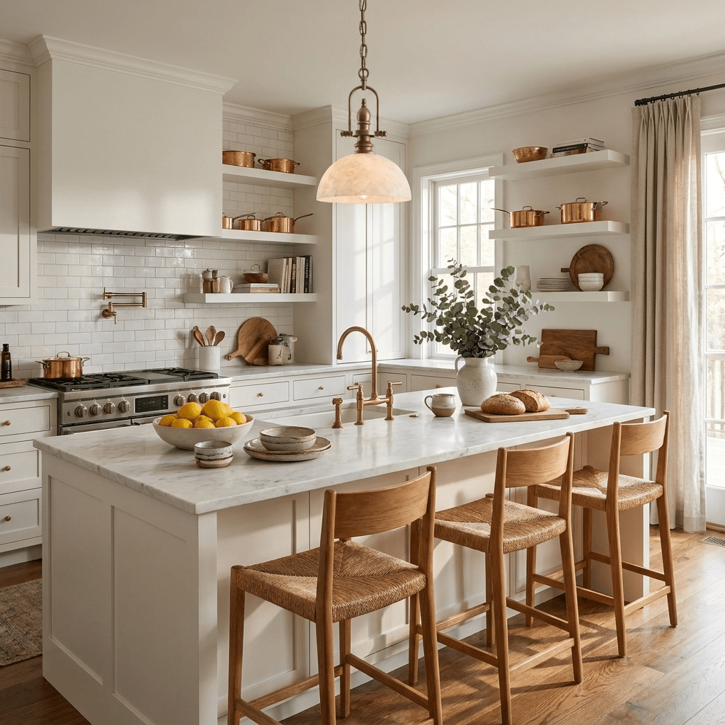 Foundry Alabaster Dome Pendant Lamp