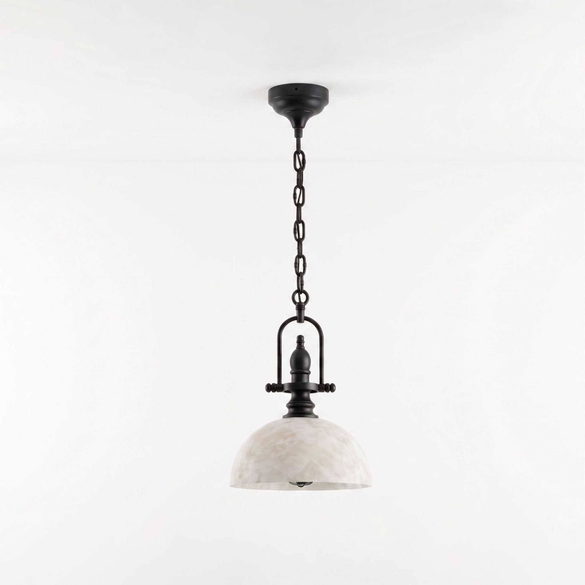 Foundry Alabaster Dome Pendant Lamp