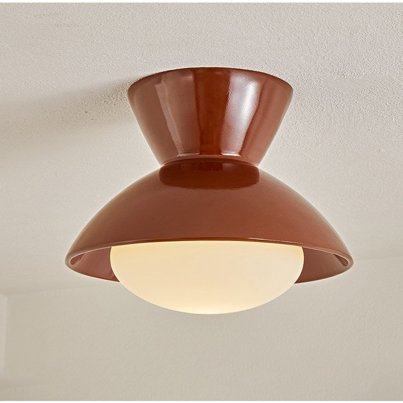 Gourd Resin Flush Mount Light
