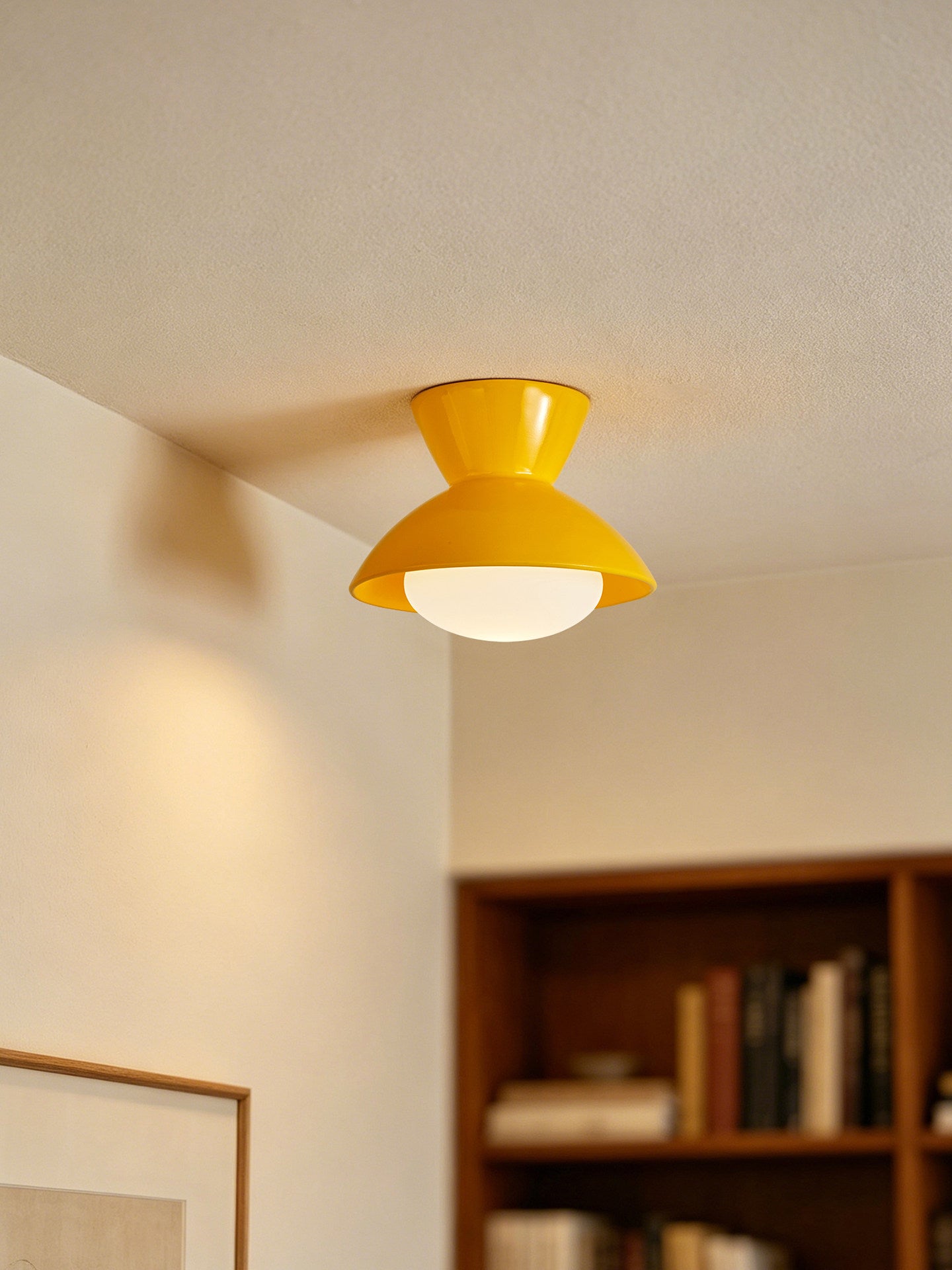 Gourd Resin Flush Mount Light