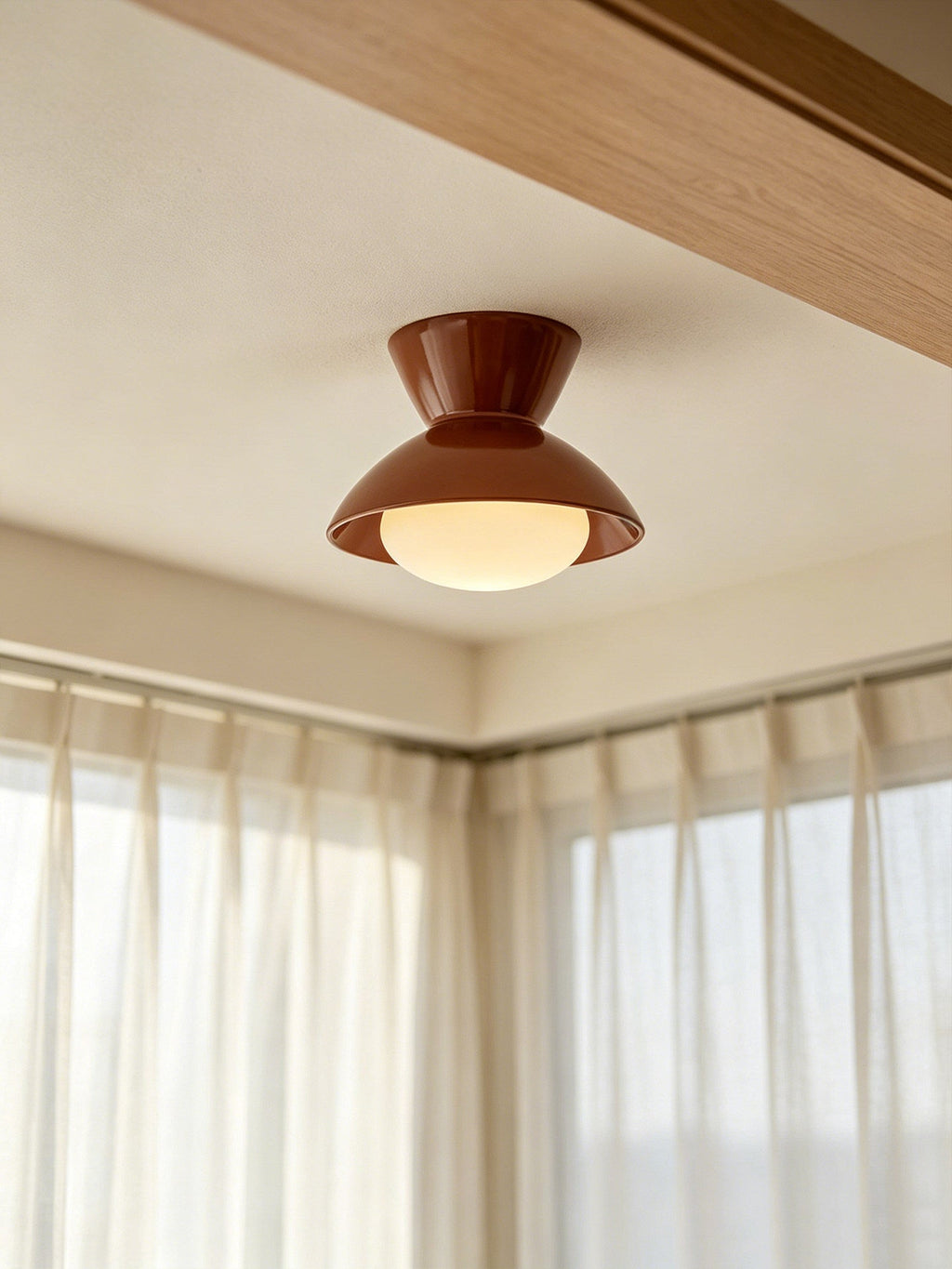 Gourd Resin Flush Mount Light