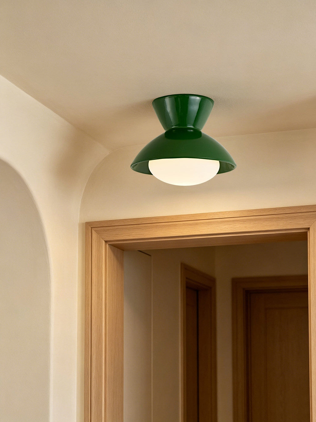 Gourd Resin Flush Mount Light