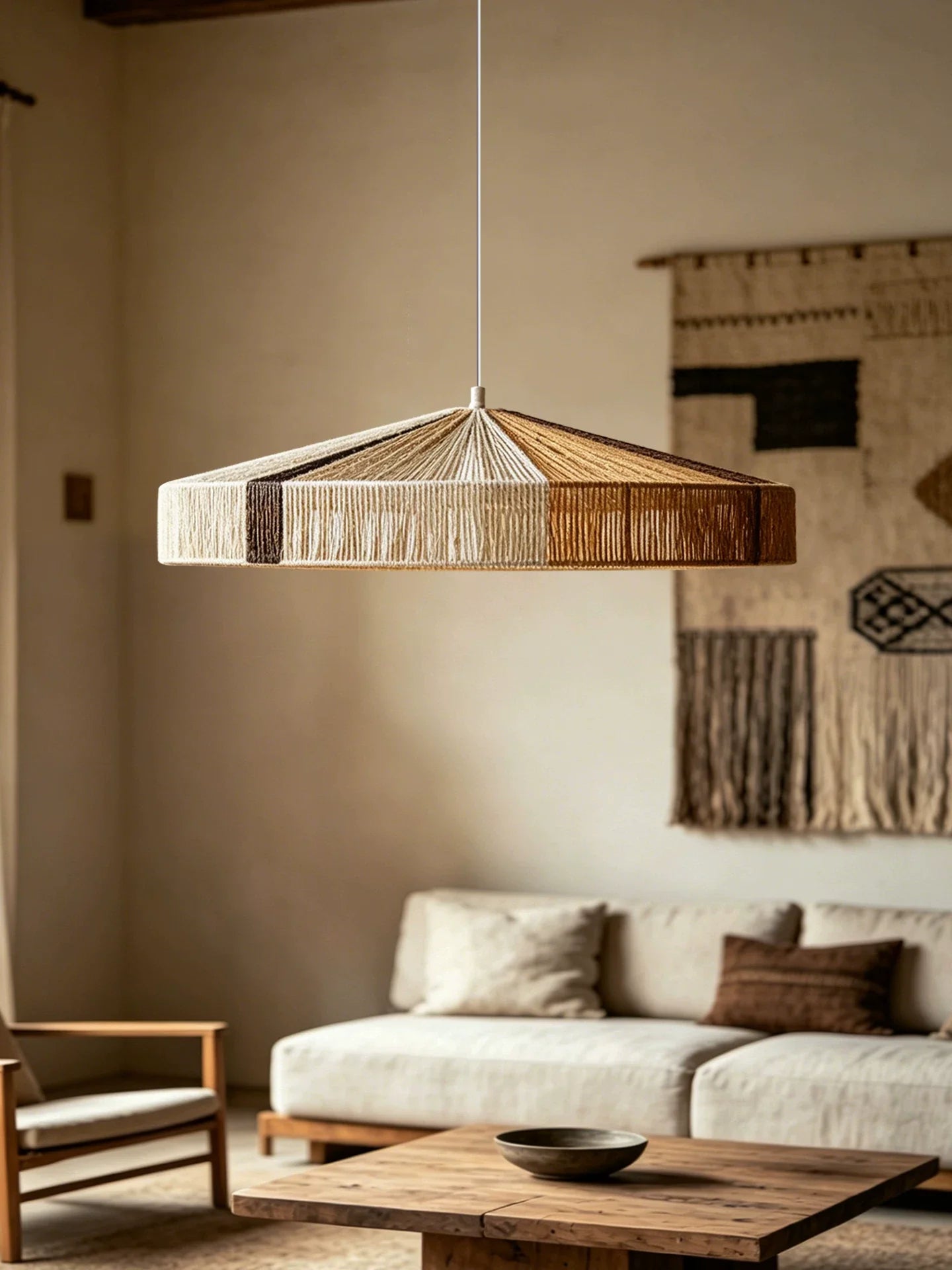Horizon Woven Rope Pendant Lamp