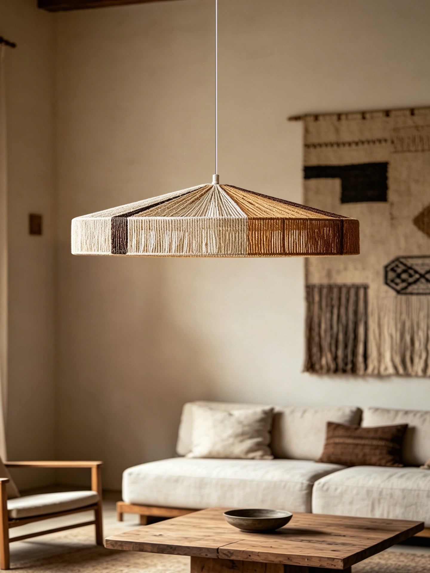 Horizon Woven Rope Pendant Lamp