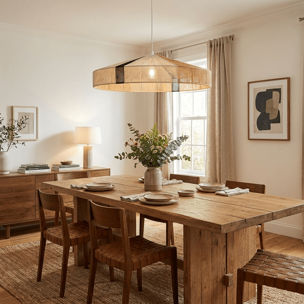 Horizon Woven Rope Pendant Lamp